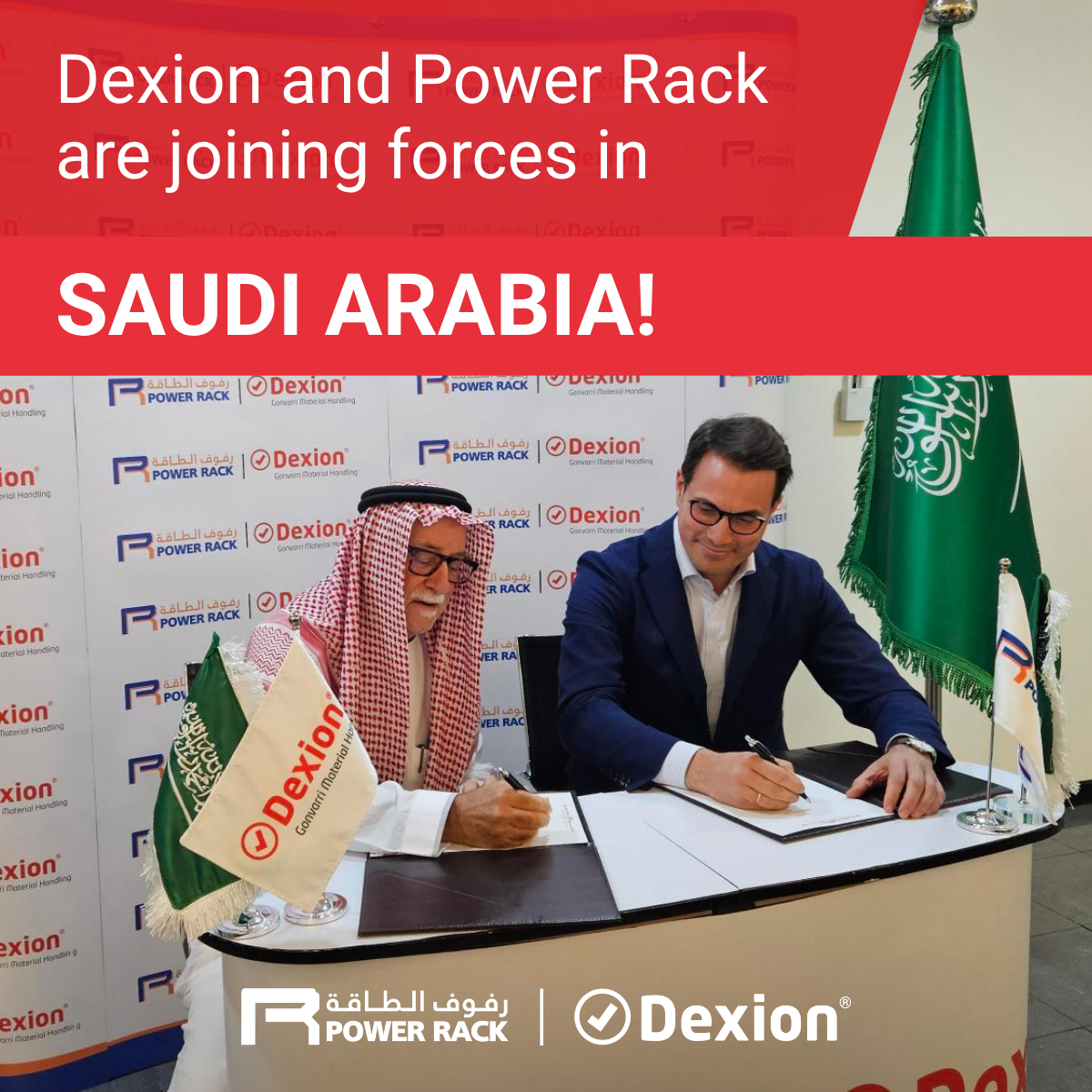 Joint Venture signing Power Rack and Dexion