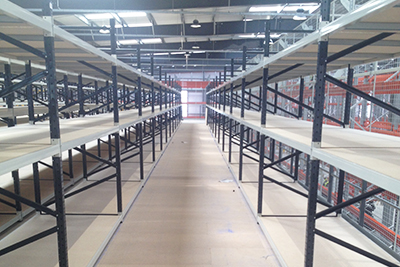 Mezzanine Floor with Fire Protection